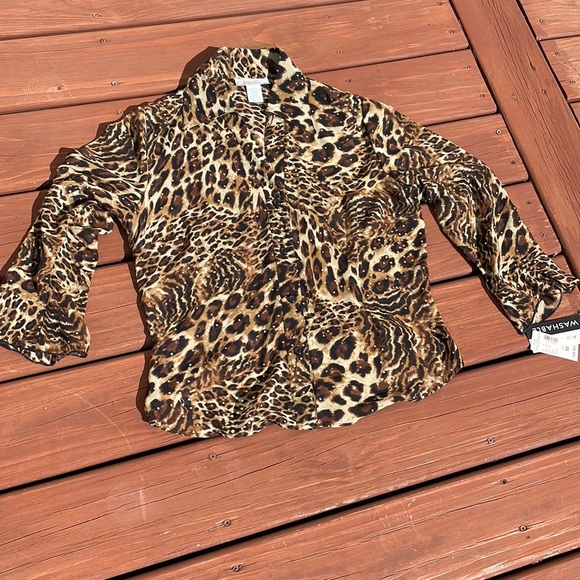 Animal print blouse - Picture 1 of 8